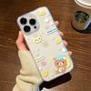 Cute Cartoon Nightcap Bear Creative Phone Case For iPhone 16 15 14 13 12 11 Pro Max XR XS MAX 78PLUS MINI INS Transparent Cover