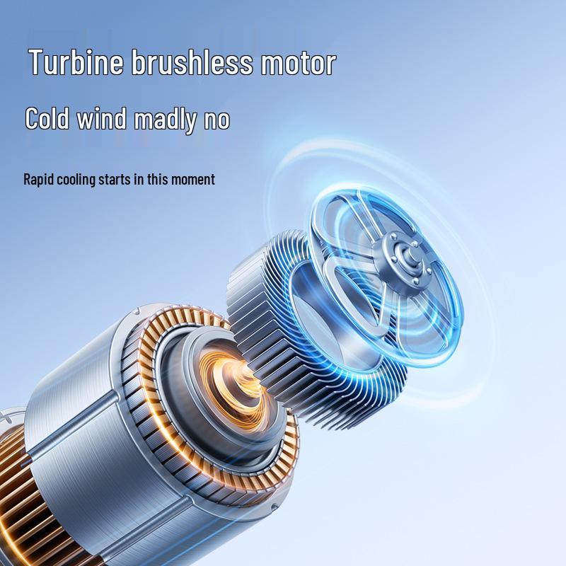 Compact High-Power Handheld Cooling Fan for Personal Outdoor Use