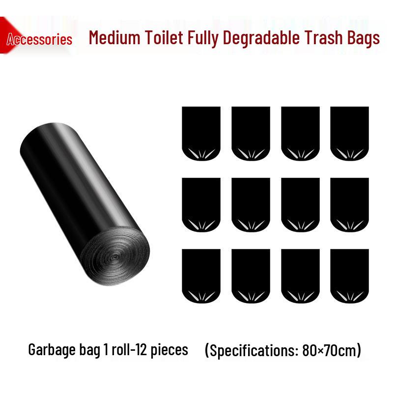 Sammenleggbart telt og utendørs toalettilbehørssett med koagulant