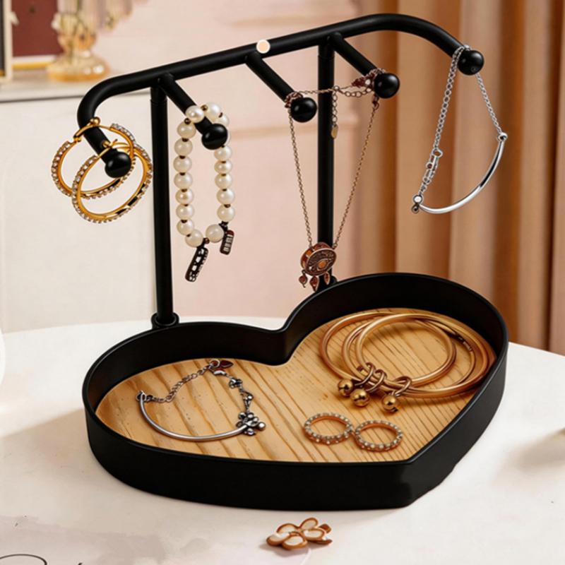 Jewelry Stand Display Organizer for Earrings Necklaces Rings Portable Holder Rack for Retail Stores Home Bedroom Storage