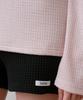 Sayu Soft Layered Henley Neck T-Shirt Dusty Pink