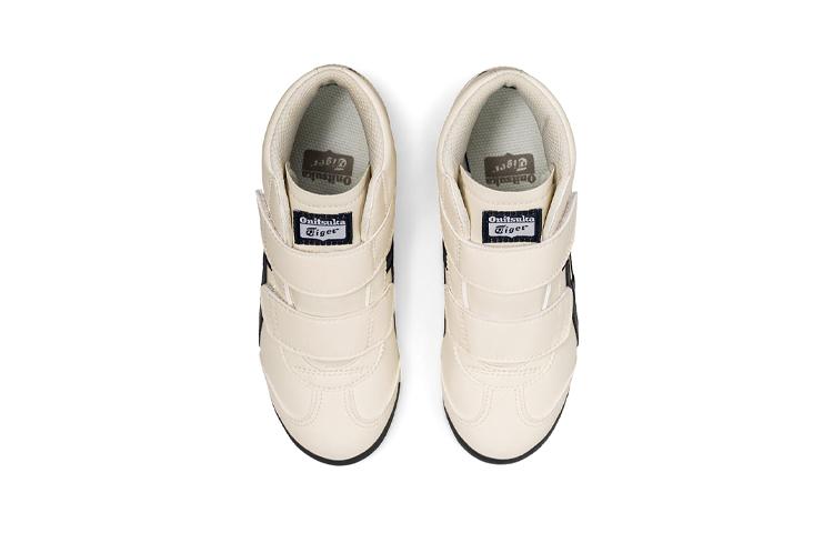 Onitsuka Tiger MEXICO 66 Abrasion Resistant Mid top Kids Lifestyle Shoes Ecru Children Aged 3 7 Years Old 1184A002-200