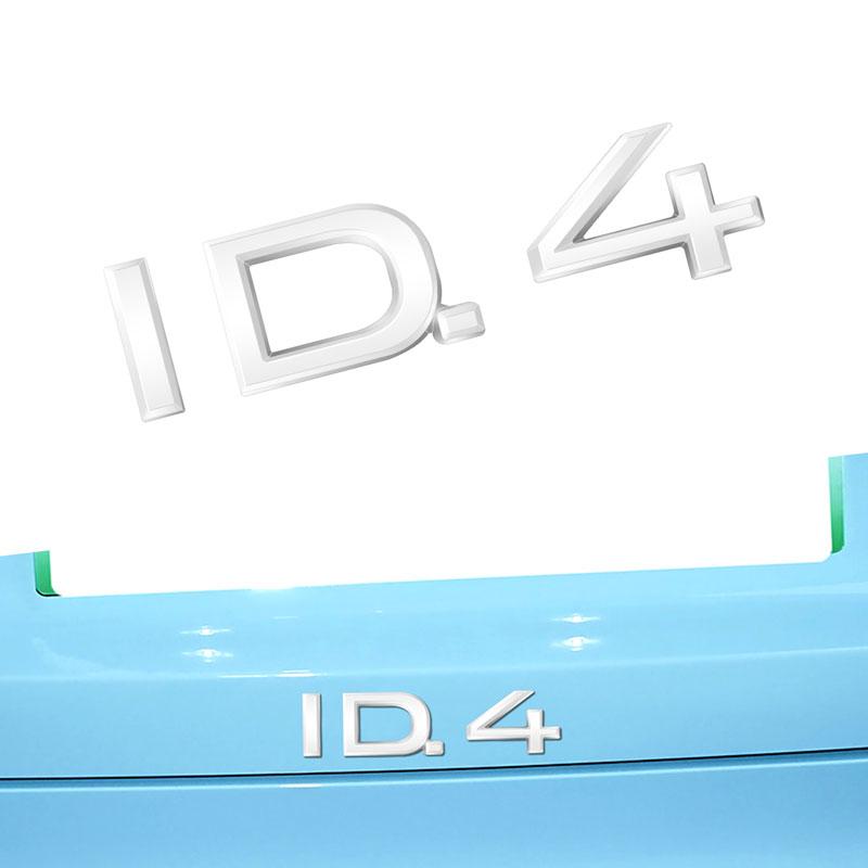 Pro ID.3 ID.4 ID.5 ID.6 Nápisový emblém ID řady GTX ID.4X Crozz ID.6X EV kovový odznak s logem na karoserii, zadní samolepka