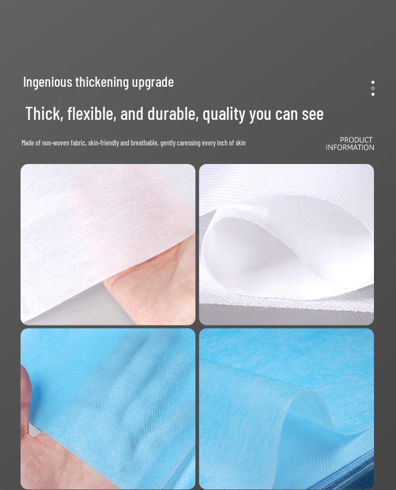 100 Disposable Non-Woven Breathable Bed Sheets with Hole, Oil-Proof for Beauty Salon Massage and Foot Bath
