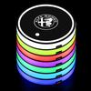 Car Stickers For Alfa Romeo 2PC 7 Colors LED Car Cup Holder Glow Coaster Water Coaster for Alfa Romeo 159 Giulietta Mito 147 Giu