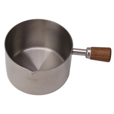 Taza para Salsa de Cocina Profesional de Acero Inoxidable 304 con Asa para Cocina Banquete