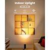 SURAIELEC Uplighting Indoor Floor Can Light, LED Spotlight with 2/4/8H Timer, Memory, Dimmable 3000K GU10 Bulb Included, Accent Lighting for Walls,