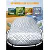 Car Covers Hail Protector Half Cover Protective Exterior Awning Sunshield Anti-hail Outdoor Waterproof Universal Windshield Dust
