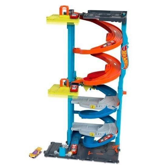 Jouet - Hot Wheels - Tor City Racing Tower - Blanc - 4 Ans Et Plus - Intérieur