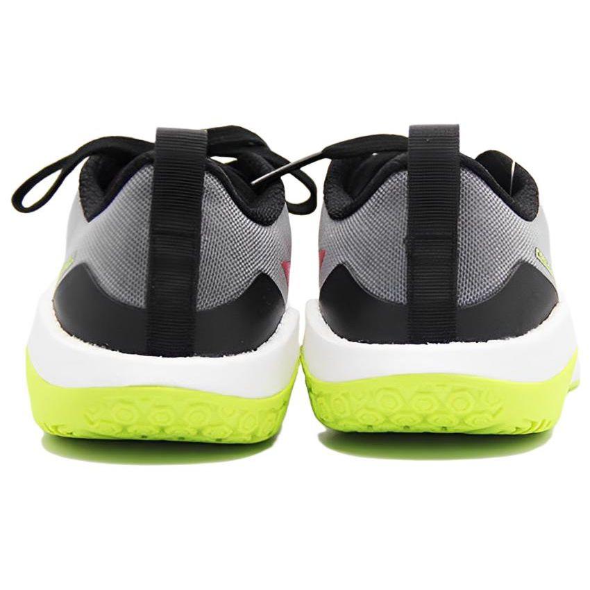 Li Ning Shock Absorbing Wear Resistant Non Slip Low Top Training Shoes Unisex Sneakers White Black Green APTT009-1
