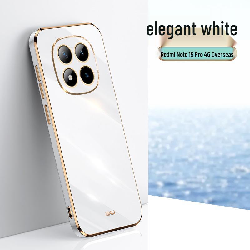 

Redmi Note 15/15 Pro+ Electroplated Protective Case - Straight Edge Design Redmi Note 15 Pro