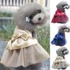 Dog Pet Wedding Dress Puppy Princess Rhinestones Bowknot Lace Skirt Clothes
