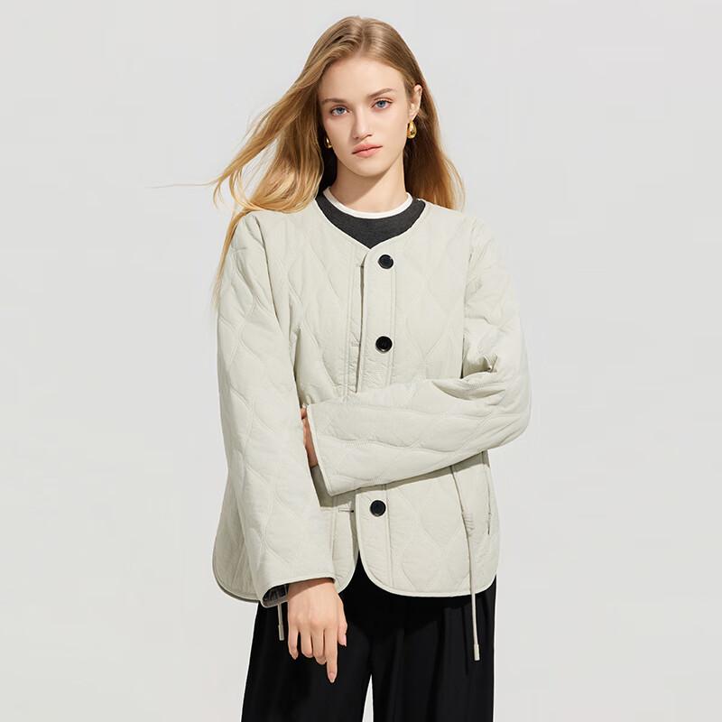 Women's Korean Style Diamond Quilted Padded Jacket