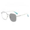 Stylish Oversized Frame Photochromic Lens Reading Eyeglasses Women Anti-UV Sunglasses Blue Light Blocking Prescription Lenses Diopter+2.25