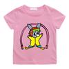 Nuovo Stile Alberi T-shirt per Bambini Lane Trotro Stampa Cartone Animato Carino 100% Cotone T-shirt Girocollo Manica Corta Top Morbidi Vestiti Estivi T-shirt Anime