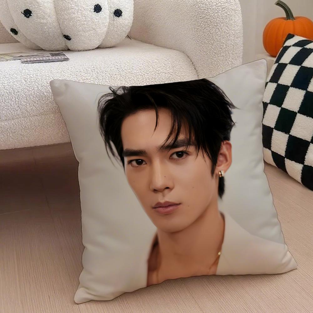 Fashion FAN Gifts Modern Elegant YYu Shi Yosh Cushion Cover Linen Pillow Case Soft Breathable Protective Couch Room Decoration
