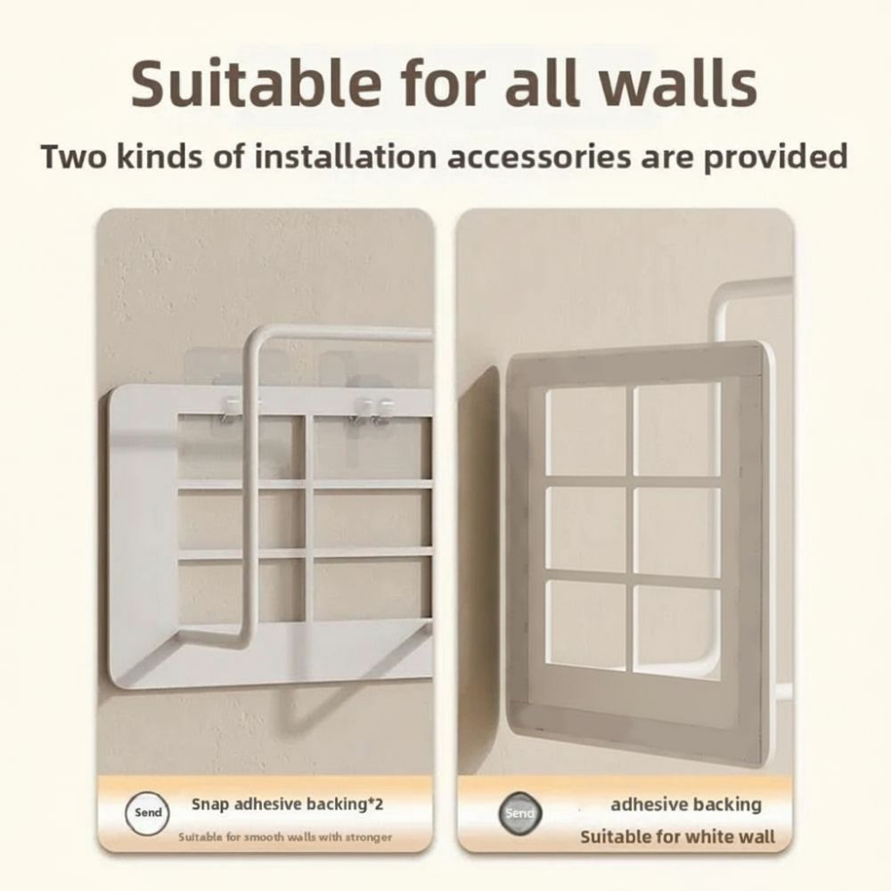 No-Drill Router Shelf Wall Mount Holder Cable Management Box Router Storage Box  Apartment