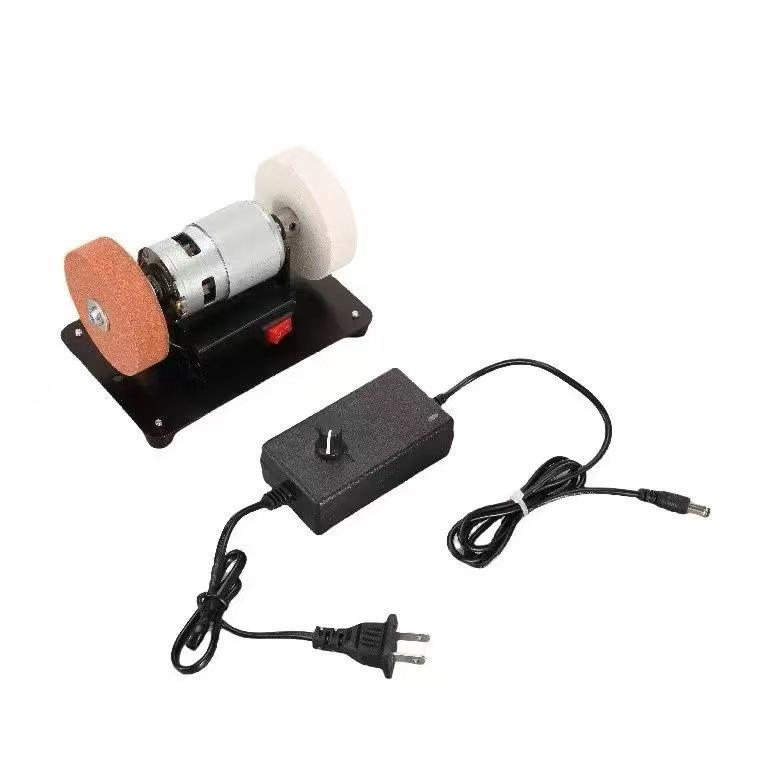 

Электрическая настольная точилка для ножей с грубым и тонким двойными шлифовальными кругами Infinitely Adjustable Grinder Set
