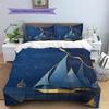 Cartoon Pattern Bedding Quilt Set Quilt Cover Pillowcase Home Decoration Birthday Gift (1 * Duvet Cover + 2 * Pillowcase, Without Core)