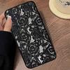 Black Lace Pattern Personalized Mobile Phone Case For IPhone 17 16 15 14 13 12 11 Pro Max Plus Mini Soft Black Cover