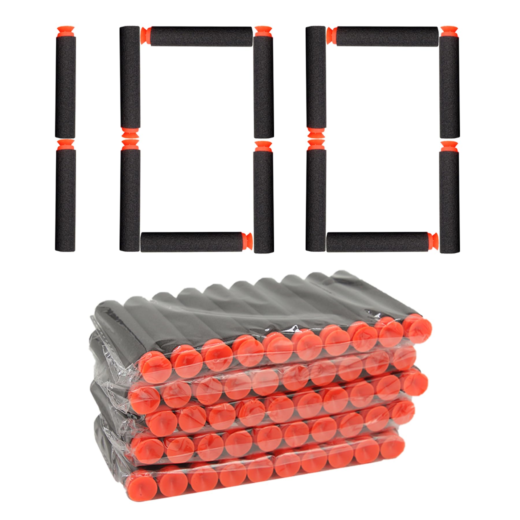 

Набор из 100 сменных поролоновых пуль WALWAL на присосках – совместим с сериями N-Strike, Modulus и AccuStrike Elite – безопасные поролоновые пули для детей.