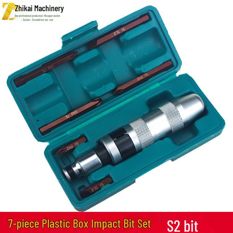 

Набор из 7 предметов многофункциональных ударных отверток (S2)