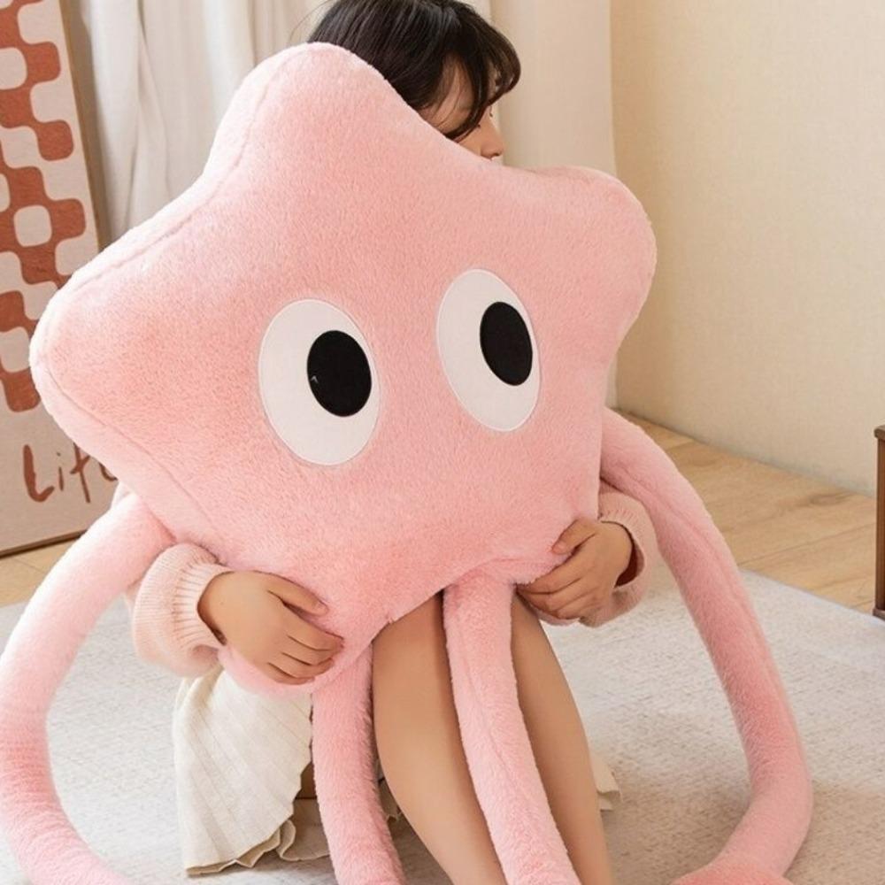

110cm Star Plush Pillow Soft Stuffed Cushion New Throw Pillow Kids 160cm рожевий