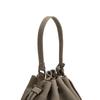 UNTRACK ECCO Tote Drawstring Black Bag, Leather, No. 60412, Men's,