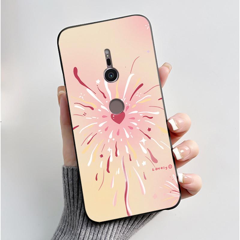 Casing For Sony Xperia XZ2 H8216 H8296 XZ3 H9436 H9493 Case Aesthetic Fashion Cute Cat Shockproof Black Silicone Soft TPU Cover