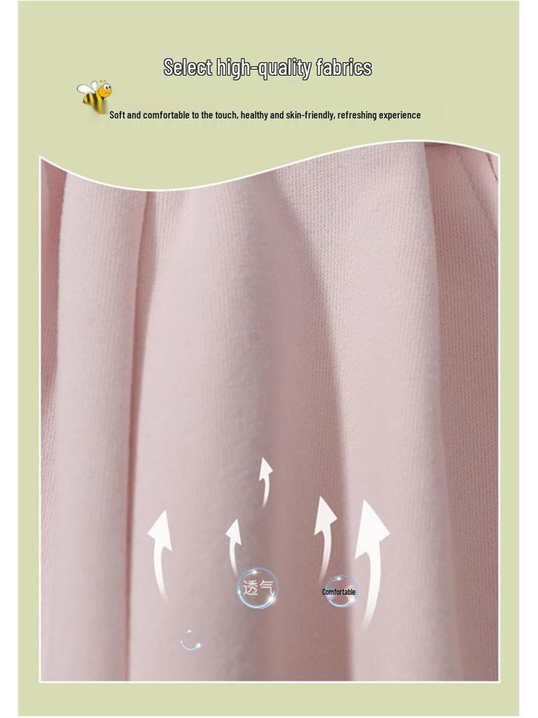 2026 Spring Baby Girl Cartoon Hoodie & Pants Set - Elegant & Printed for Girls