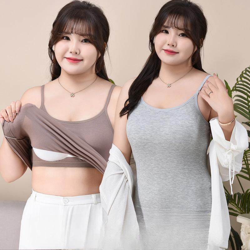 Spring Sleeveless Top with A Halter Top Chest Pad and Base