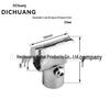 316 Stainless Steel 90° Open Body Pipe Clamp Tee, Marine Yacht Hardware, Mirror Polished
