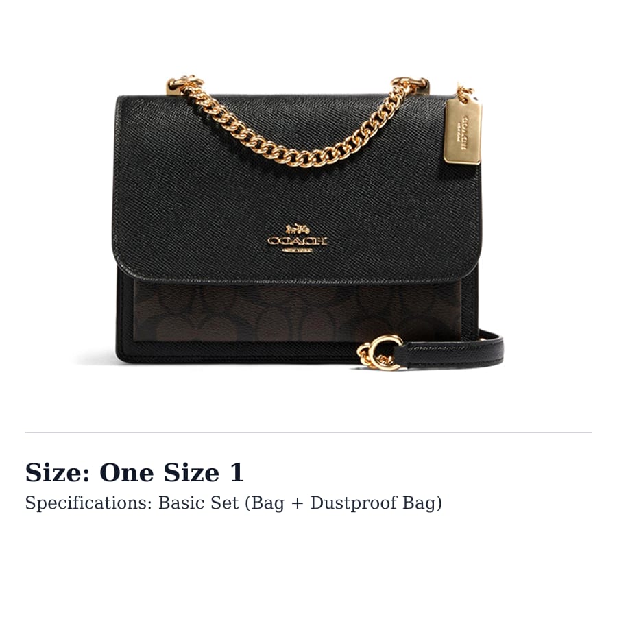 COACH Klare Leather Crossbody Bags Small