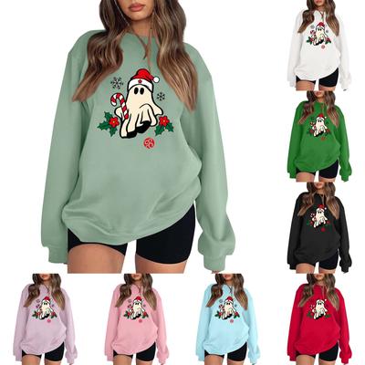 Women's Colorblock Sweatshirt Long Sleeve Round Neck Casual Comfortable Loose Lightweight Women's Sweatshirt