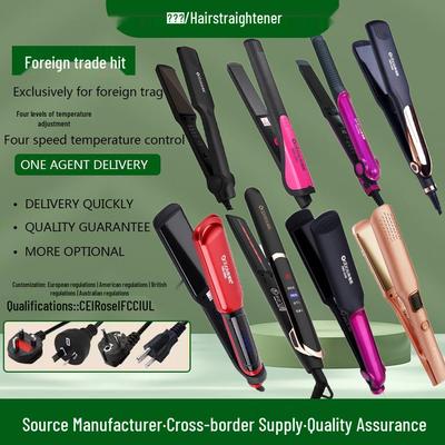 Dual-Use Curling and Straightening Iron for Dorms - Ideal for Students