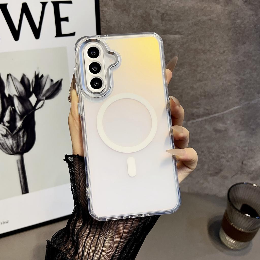 For Samsung Galaxy A56 5G Case Compatible with MagSafe Color Changing TPU Phone Back Cover