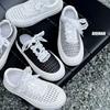 Leather Little White Shoes Women's Platform Summer New Hollow Woven Casual Soft Sole Breathable Versatile Fashion Board Shoes