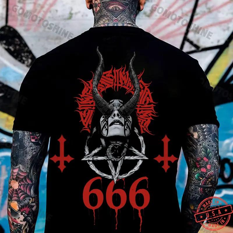 Evil Bleeding Runes Witch Print Men s Unisex T-Shirt L