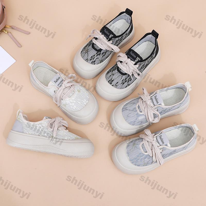 Fashion Women Shoes 2025 Spring New Fashion Comfort Height Increase Casual Shoes Breathable Mesh Non Slip Women Platform Running Shoes