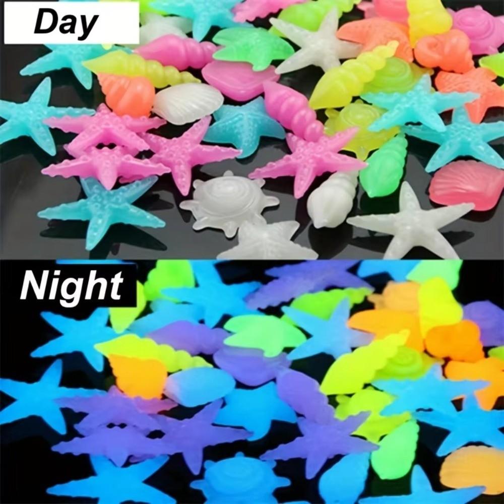50/100Pcs High Brightness Colorful Luminous Stones Long-lasting Handmade Glowing Stones Micro Landscape Multicolor