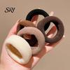 Hair Tie Bracelet Combo 5Pcs Women Ties Adjustable Elasticity Thickened Bands for Thick No Scalp Irritation Holder Versatile Accessories Rubber Band