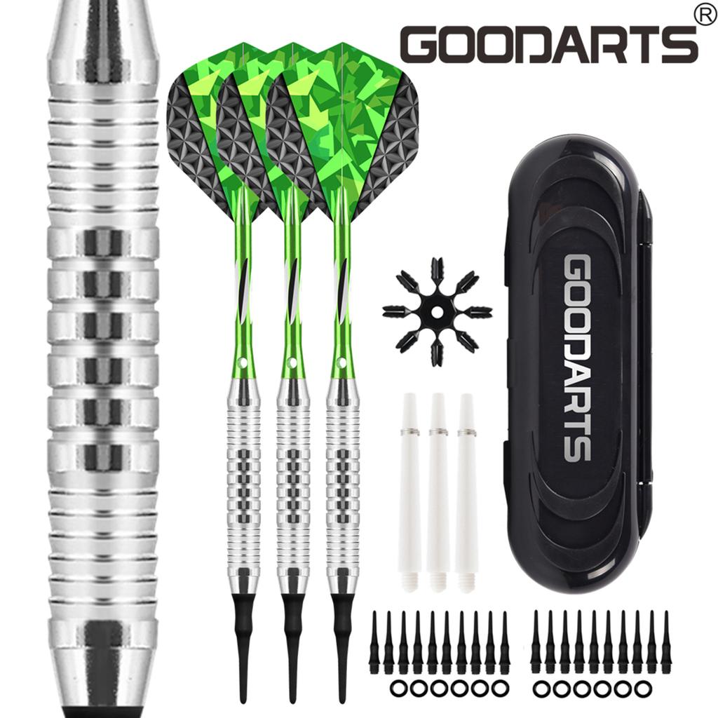 Mjukspetsade Dartpilar Set Aluminiumskaft Professionella Dartpilar Plastspets Set 2BA Ersättningsspetsar