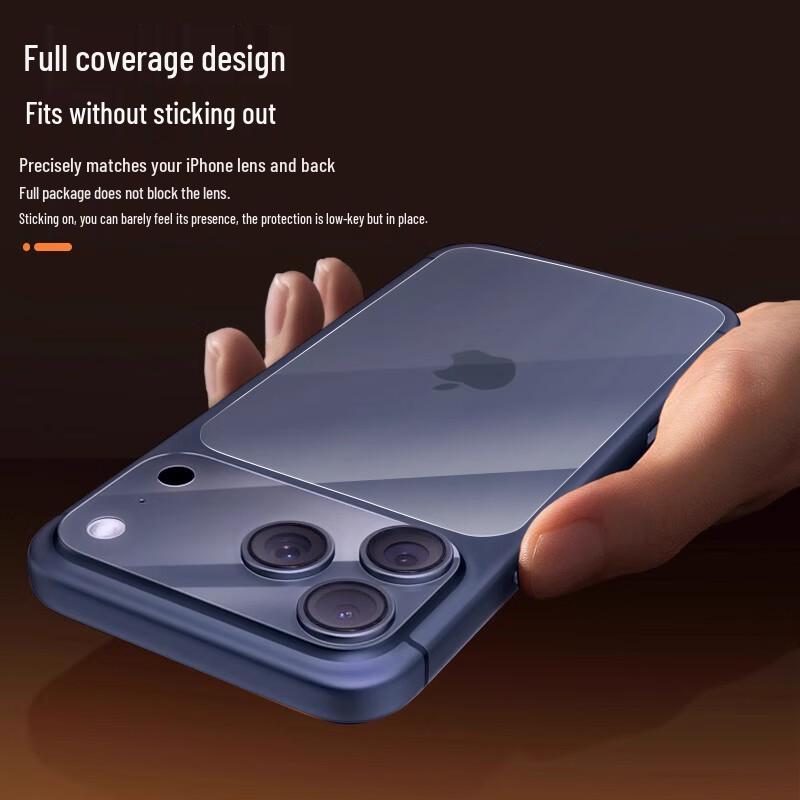 Smorss Matte Kratzfester Rückseiten- und Kameraobjektivschutz für iPhone 17 Serie