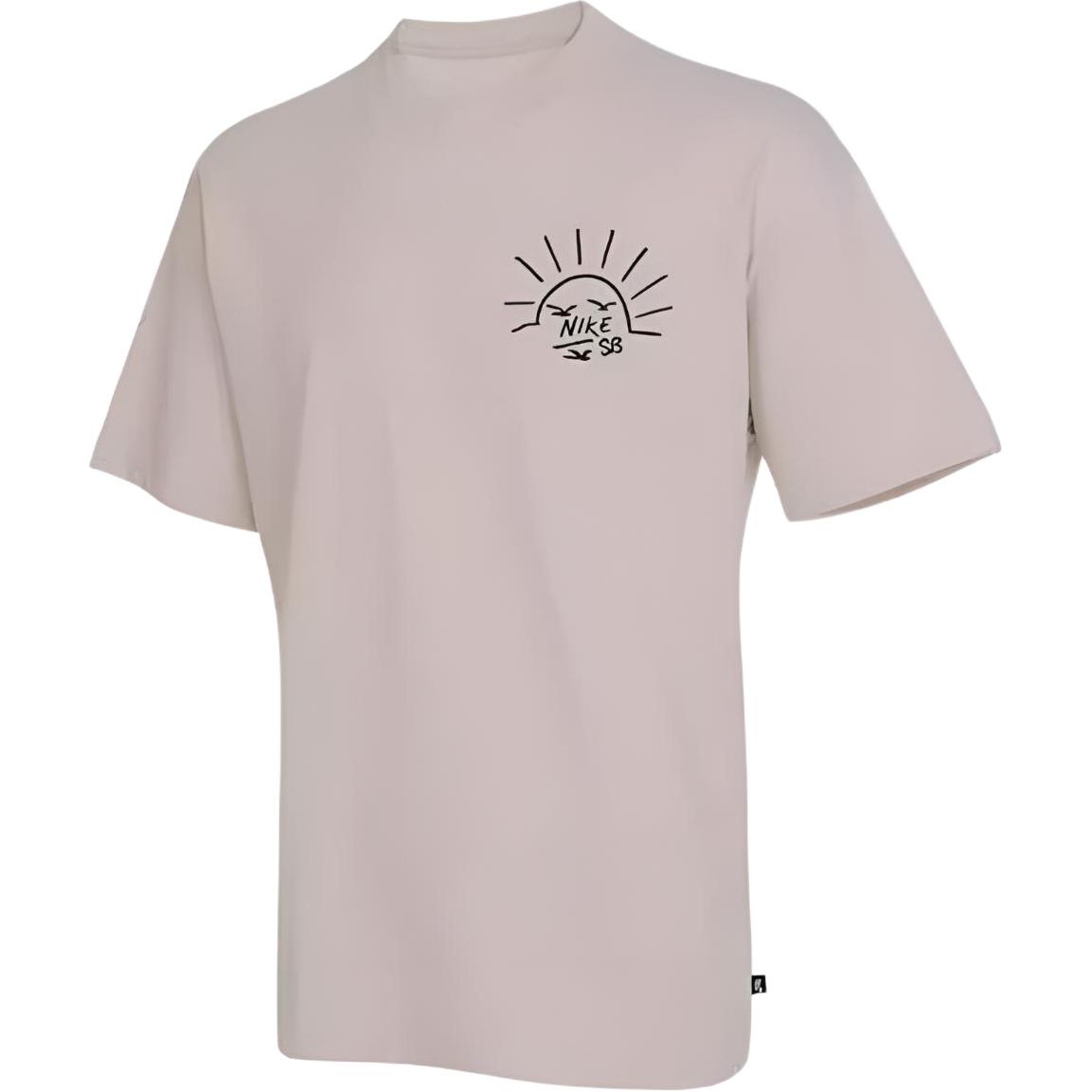 Nike T Shirts Unisex White Crew Neck Moderate Straight Fit FZ5282-104 L