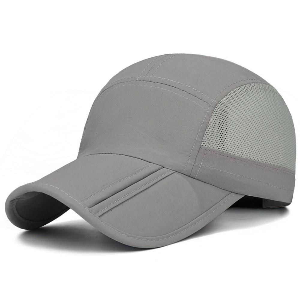 Creative Gift Quick Drying Baseball Cap Packable Lightweight Outdoor Hat Breathable Polyester Visor Cap