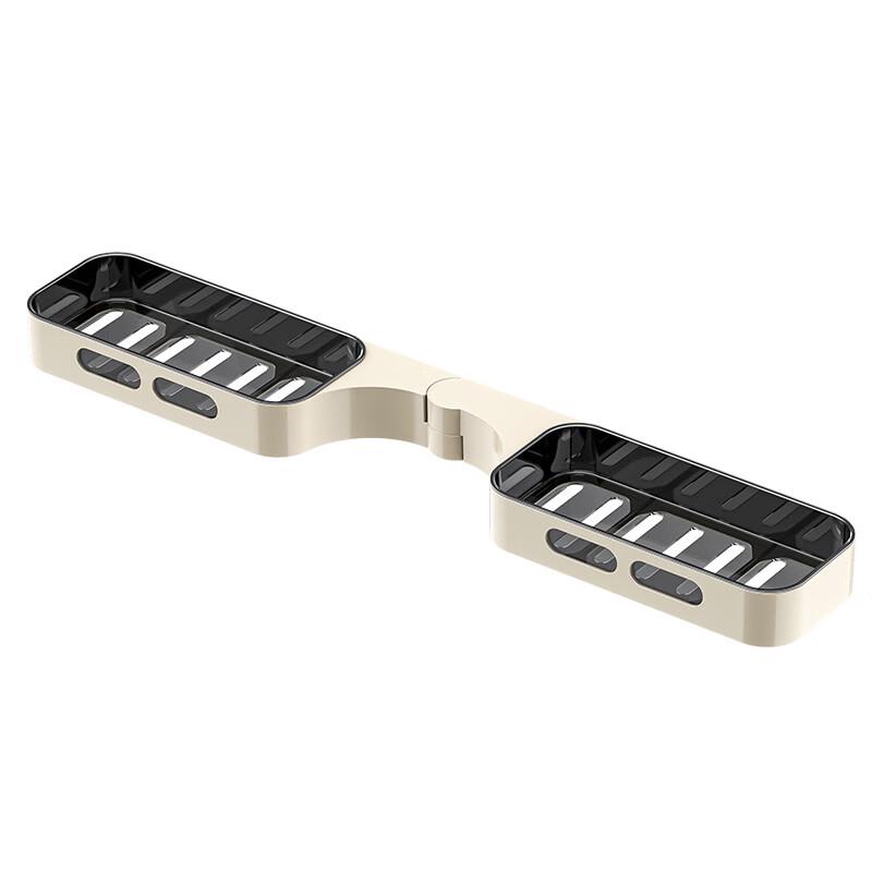 Yu Shu Double-Layer Suction Cup Bathroom Shelf