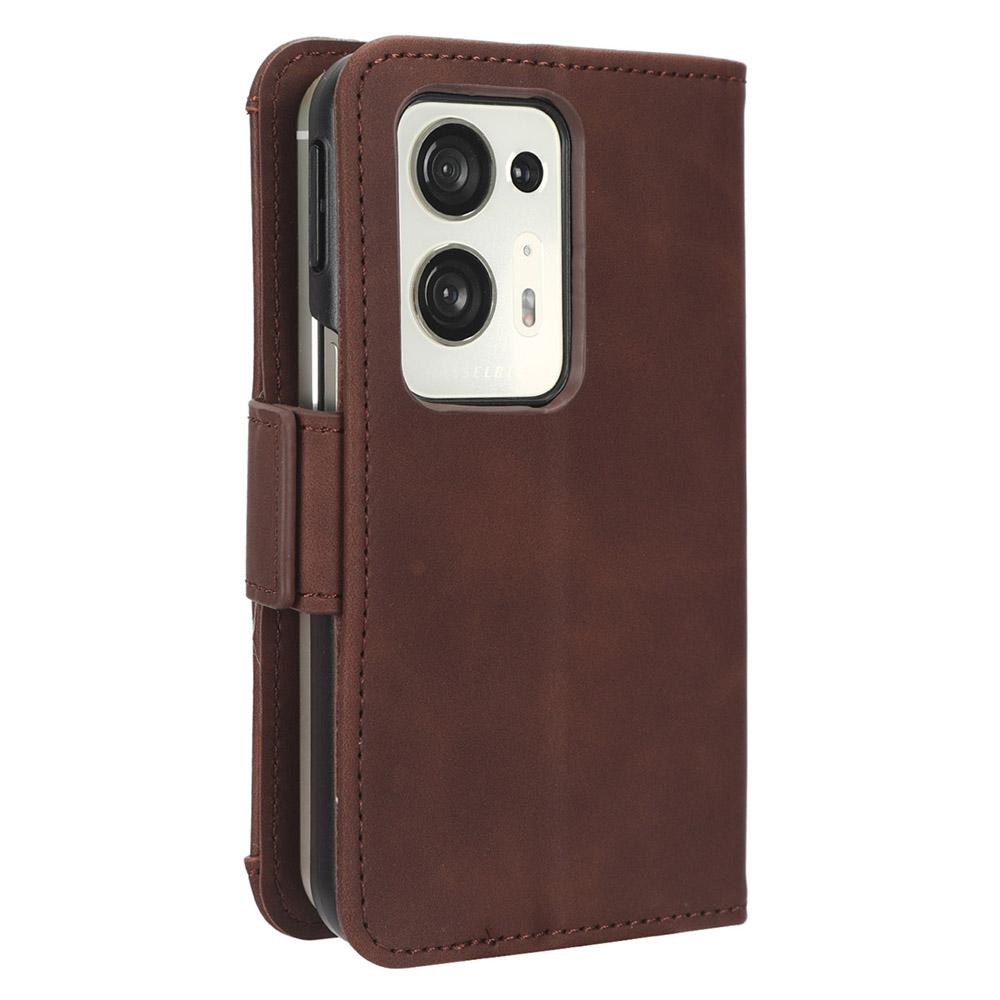 Für Oppo Find N2 5G Mehrere Kartenfächer Flip Ständer Hülle Stoßfest PU Leder Brieftasche Handyhülle