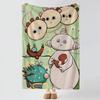 I nthe Night GGarden Throw Soft Warm Flannel Blanket Multiuse Throw for Bed Sofa Office Air Conditioning Nap Blanket