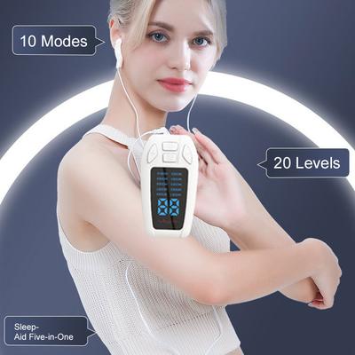 Dispositif portable intelligent d'aide au sommeil Masseur à clip d'oreille à micro-courant Ces pour le soulagement de l'insomnie Anxiété Stress Aide au sommeil profond Relax