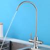 Fengzhi 304 Stainless Steel Gooseneck Dual-Use Water Filter Faucet